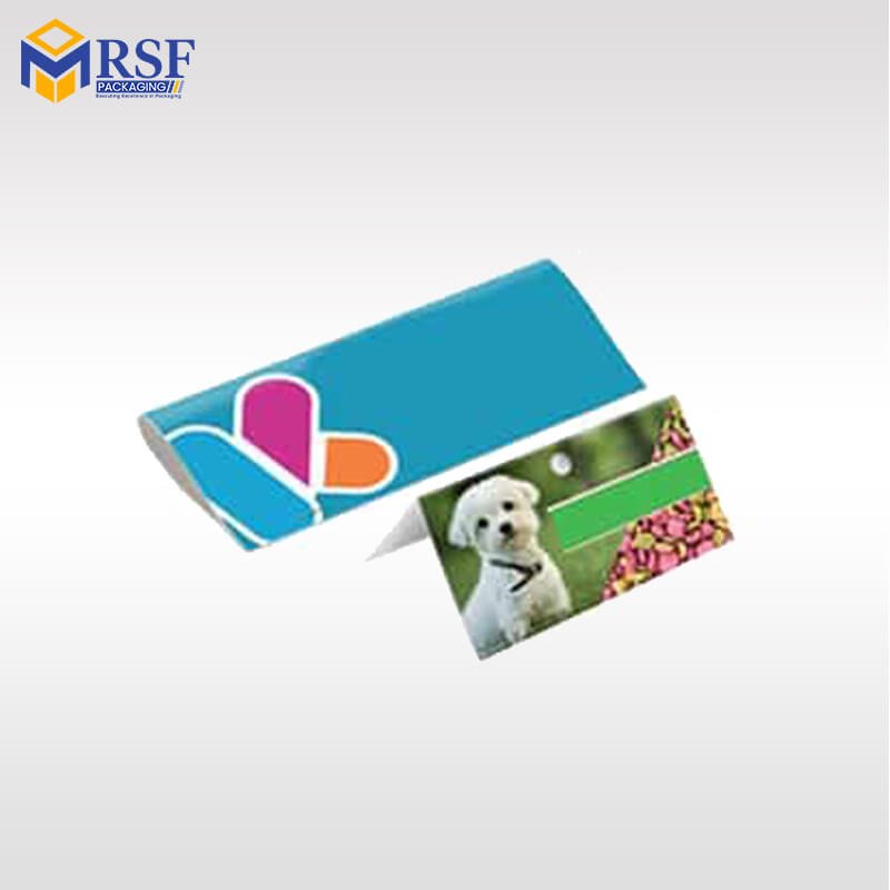 Custom Printed Header Card Bag Topper